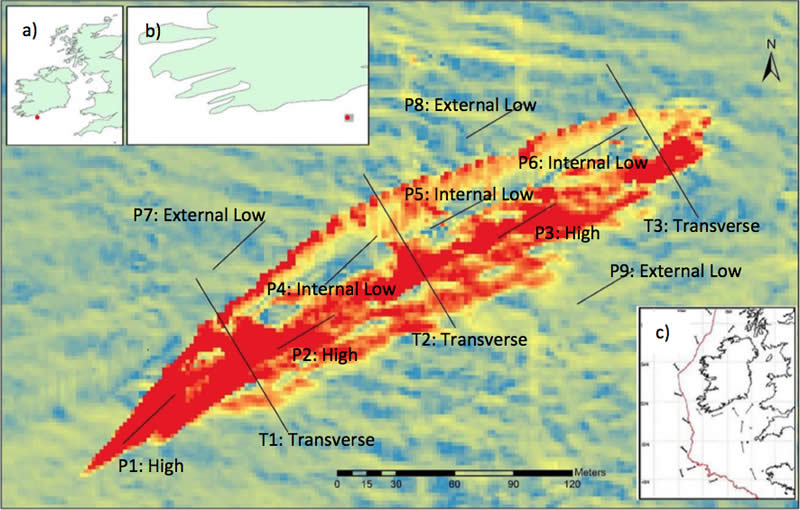 lusitania wreck map